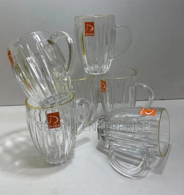 High-Quality Borosilicate Water, Juice Glasses