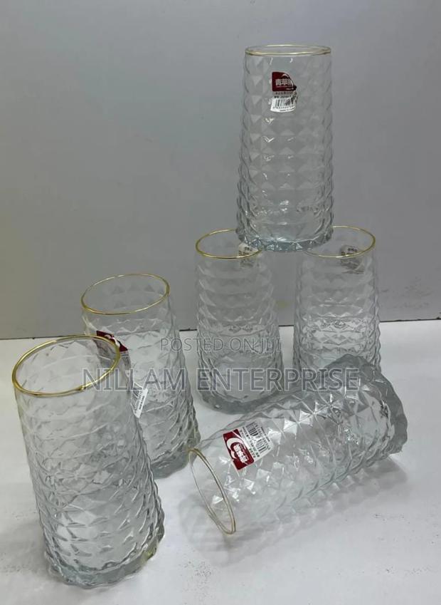 High-Quality Borosilicate Water, Juice Glasses - thumbnail 3