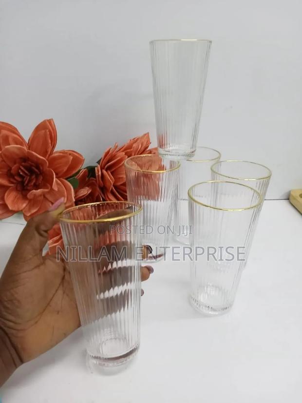 High-Quality Borosilicate Water, Juice Glasses - thumbnail 4