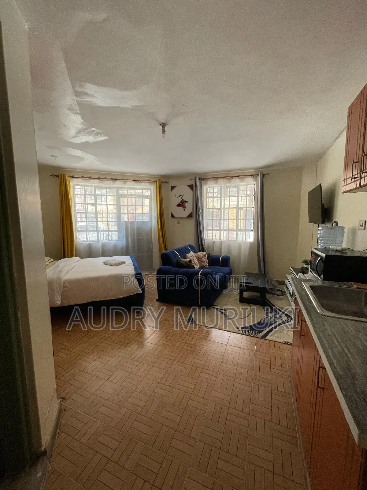 Charming Studio Airbnb TRM Drive Gate C Roysambu Thika Rd