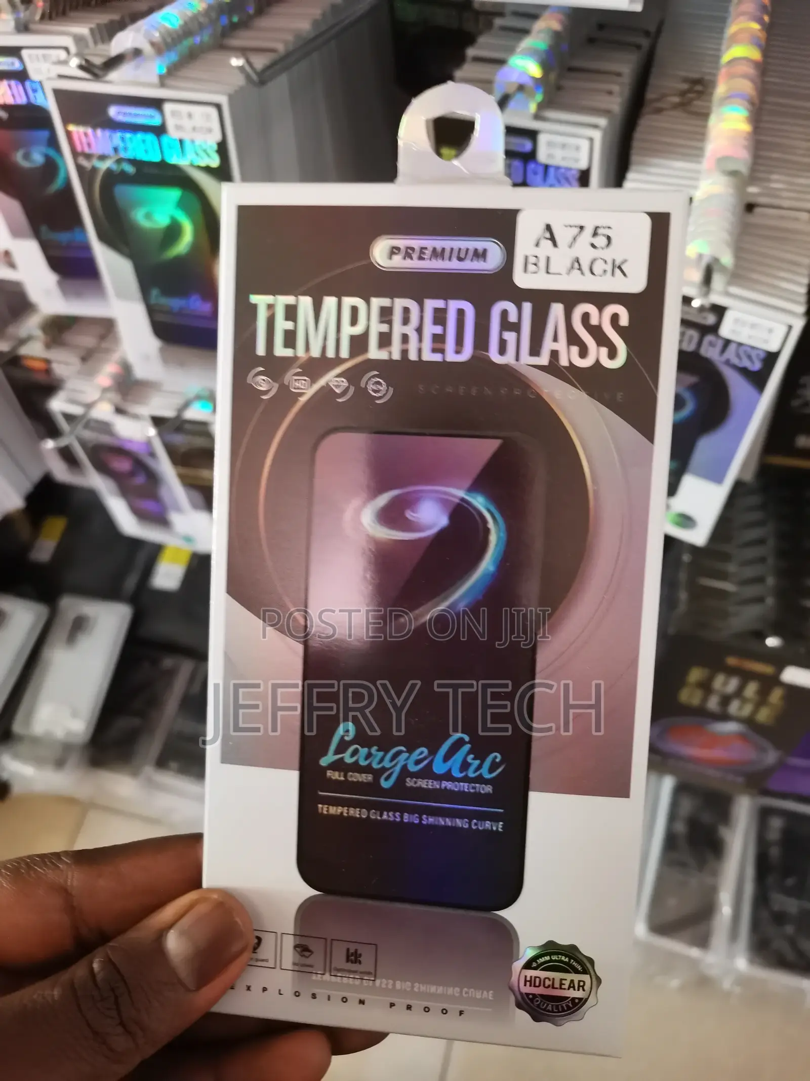 Ywxtw Privacy Glass Screen Protector for Galaxy for A75