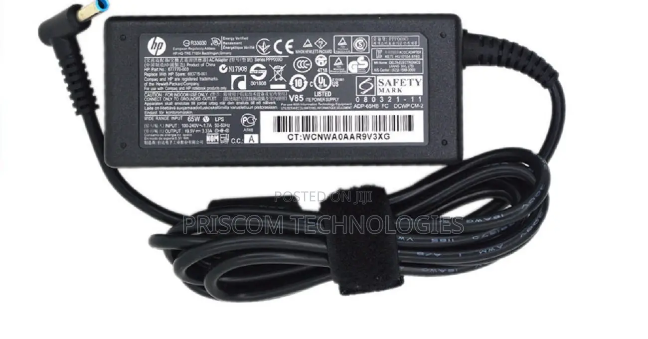 Hp 19.5v, 2.31a 45w Blue Pin Adapter Charger