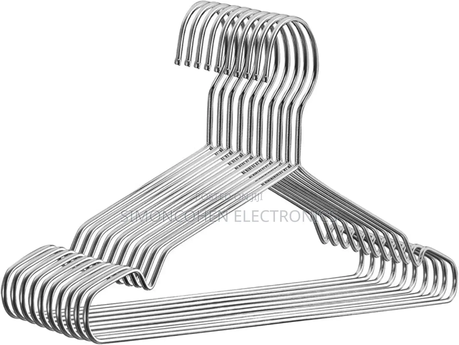 10pcs Pack Stainless Steel Hangers