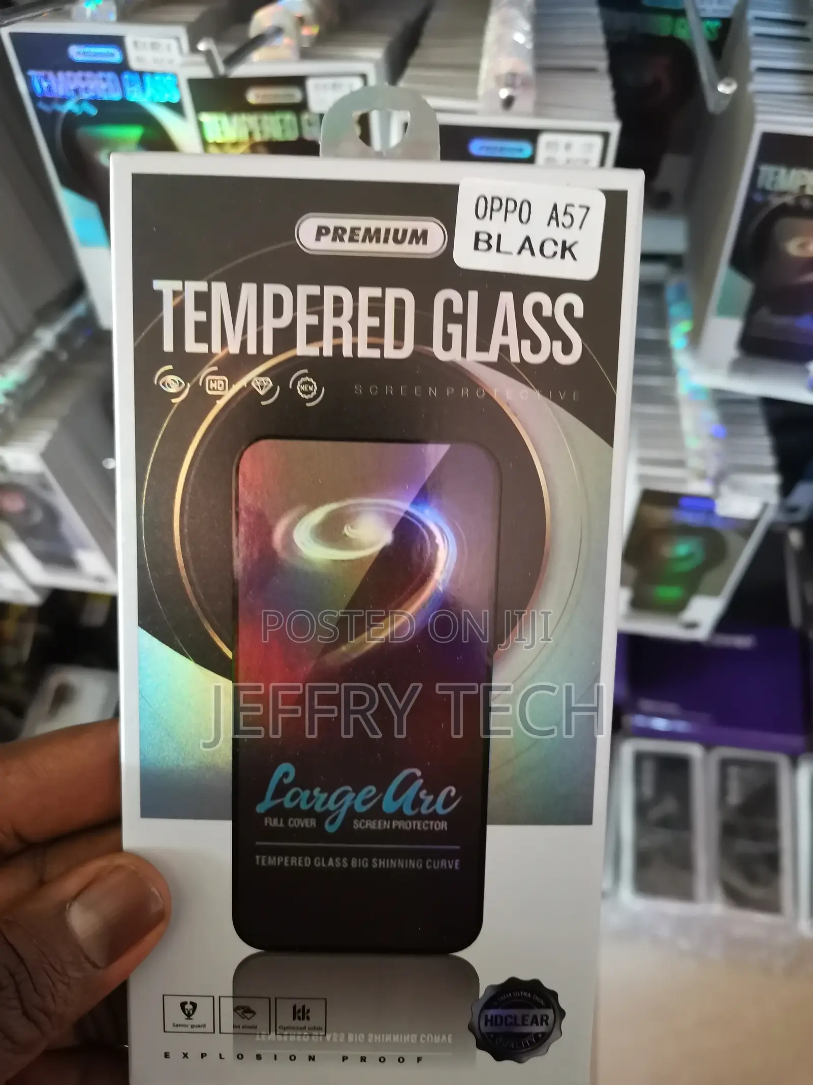 Bukket Privacy Tempered Glass Guard Protector for Oppo A57