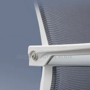 Office Chairs:Fixed Grey Mesh Executive Office Chair