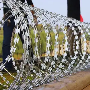 Gi Razor Wire 450mm Diameter by 7.5m