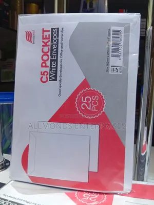 C5/A5 Pocket White Envelope (Economics)- 1piece