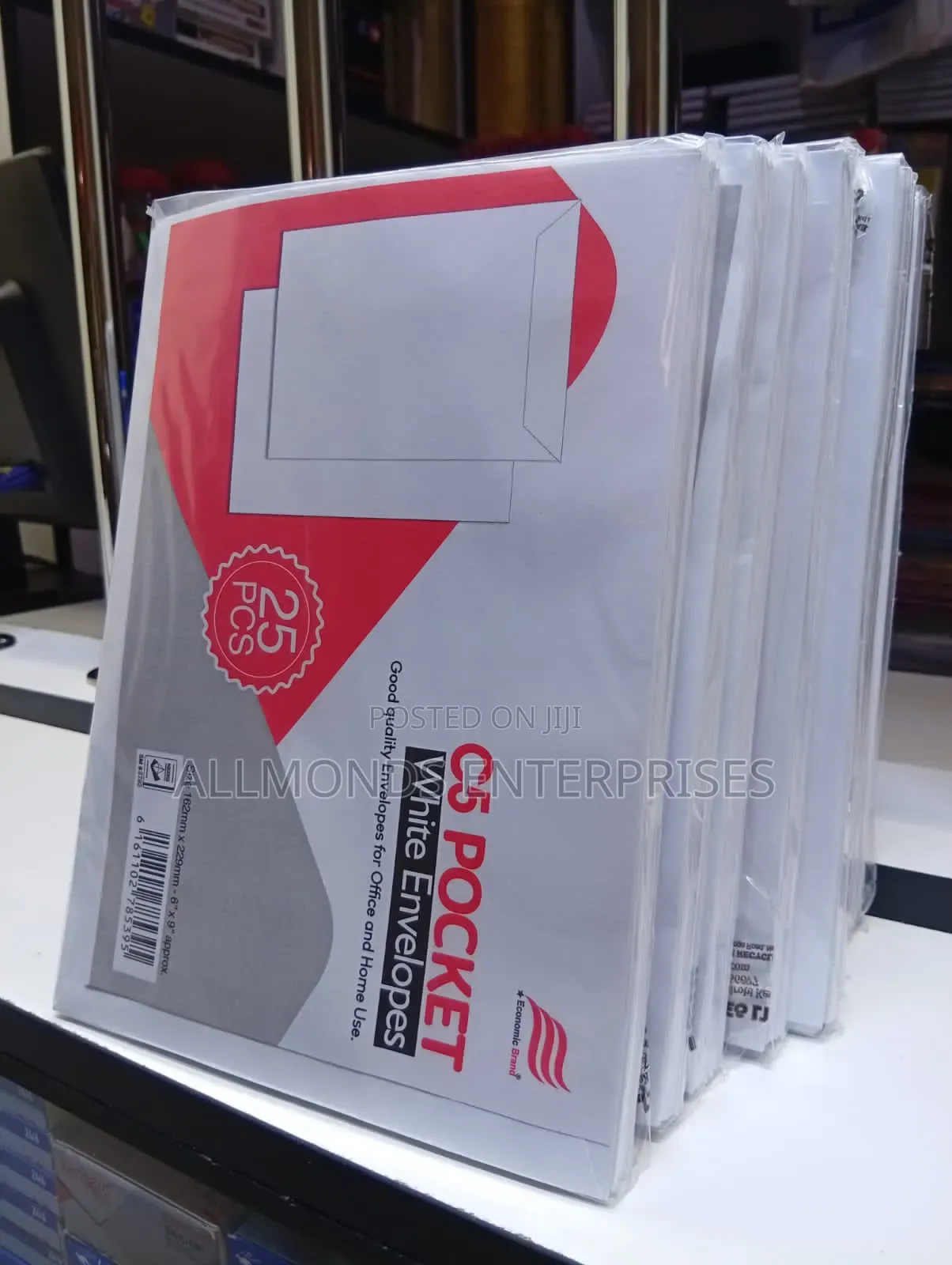C5/A5 Pocket White Envelope (Economics)- 1piece