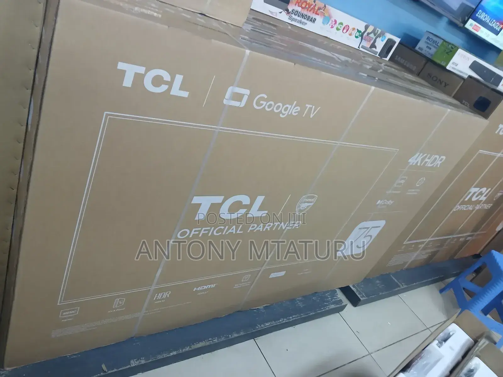 TCL 75 Inch 75v6c Google Tv 1 Year Warranty