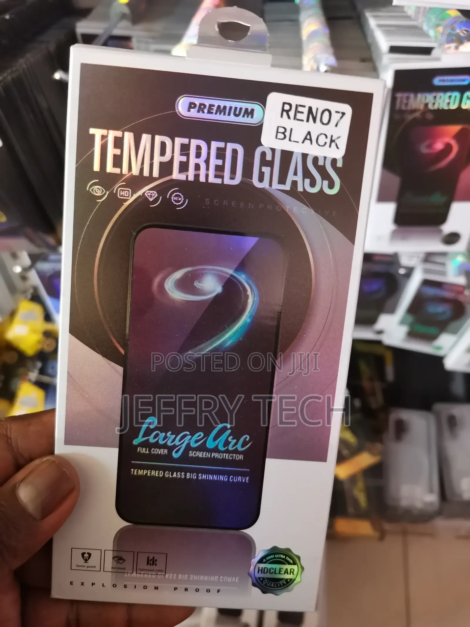 Mobilak Privacy Full Glass Screen Protector for Oppo Reno 6