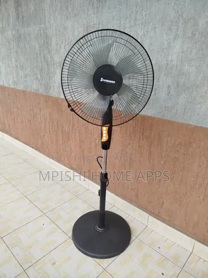 Premier 16-Inch Stand Fan With a Round Base