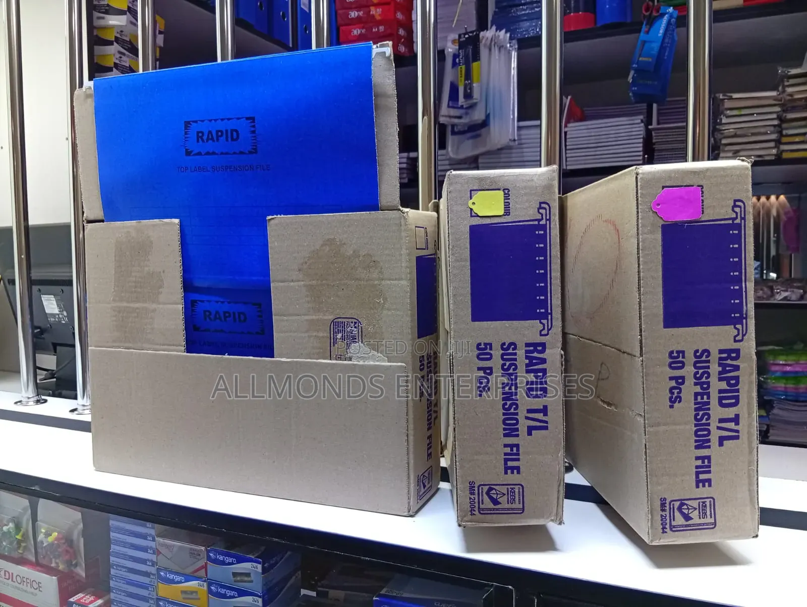 A Carton of Rapid Plastic Suspension File- 50 Pieces