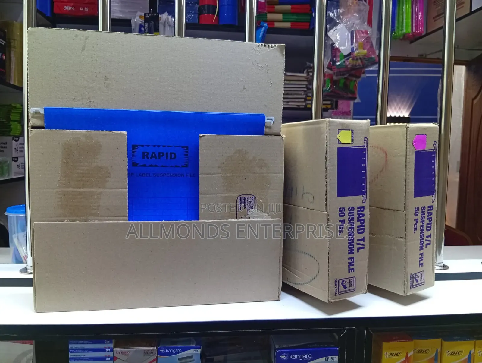 A Carton of Rapid Plastic Suspension File- 50 Pieces