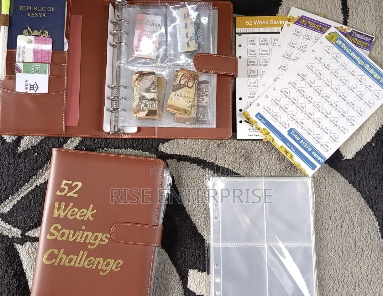 A5 52-Week Savings Challenge Binder**