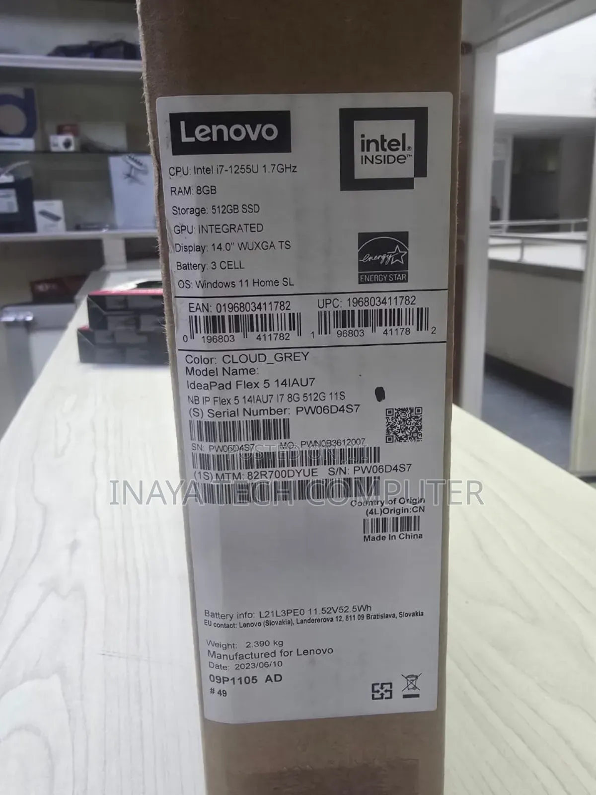 New Laptop Lenovo Flex 5 8GB Intel Core I7 SSD 512GB