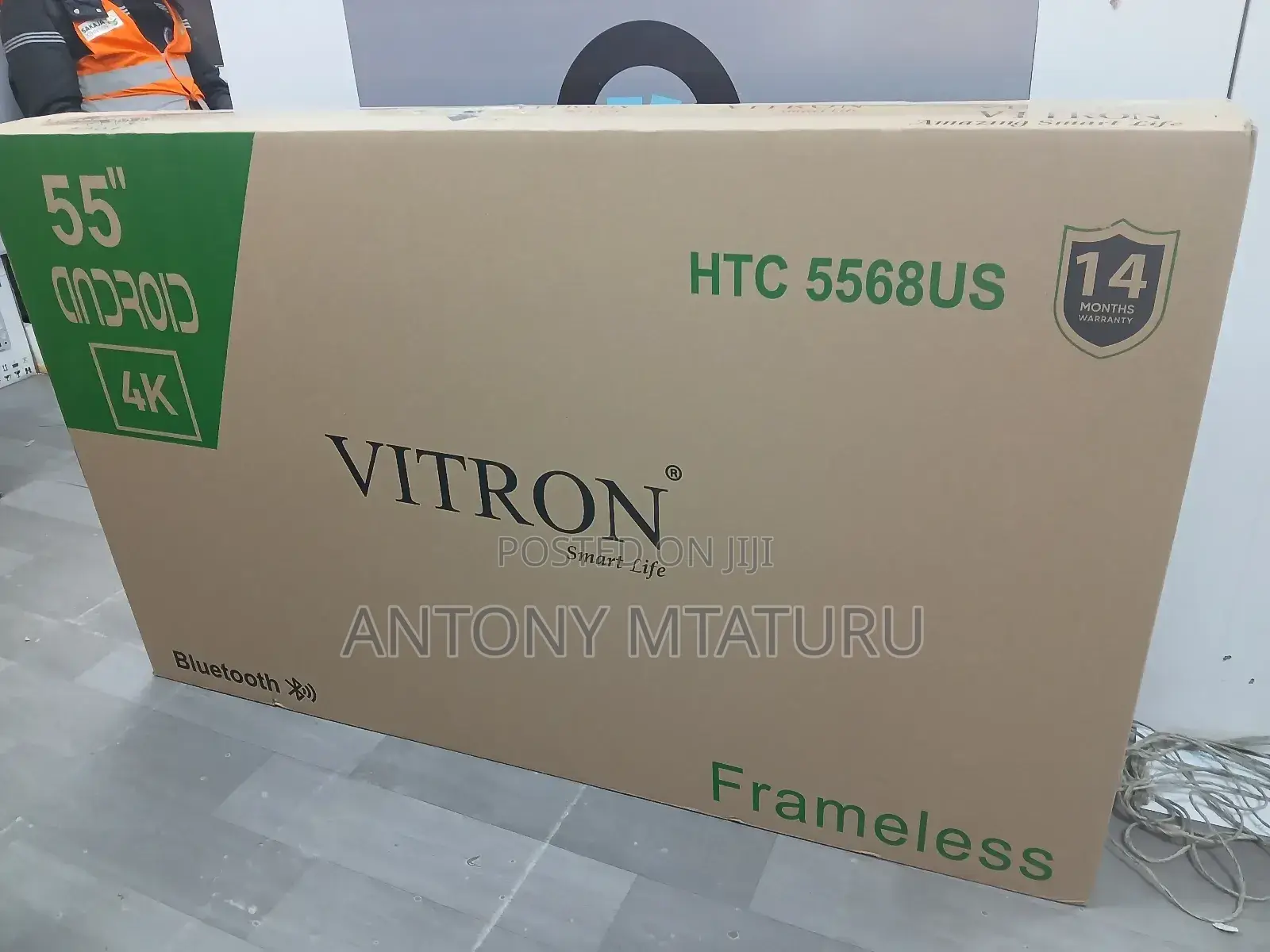 Vitron 55 Inch Uhd Smart Android Tv 14 Months Warranty