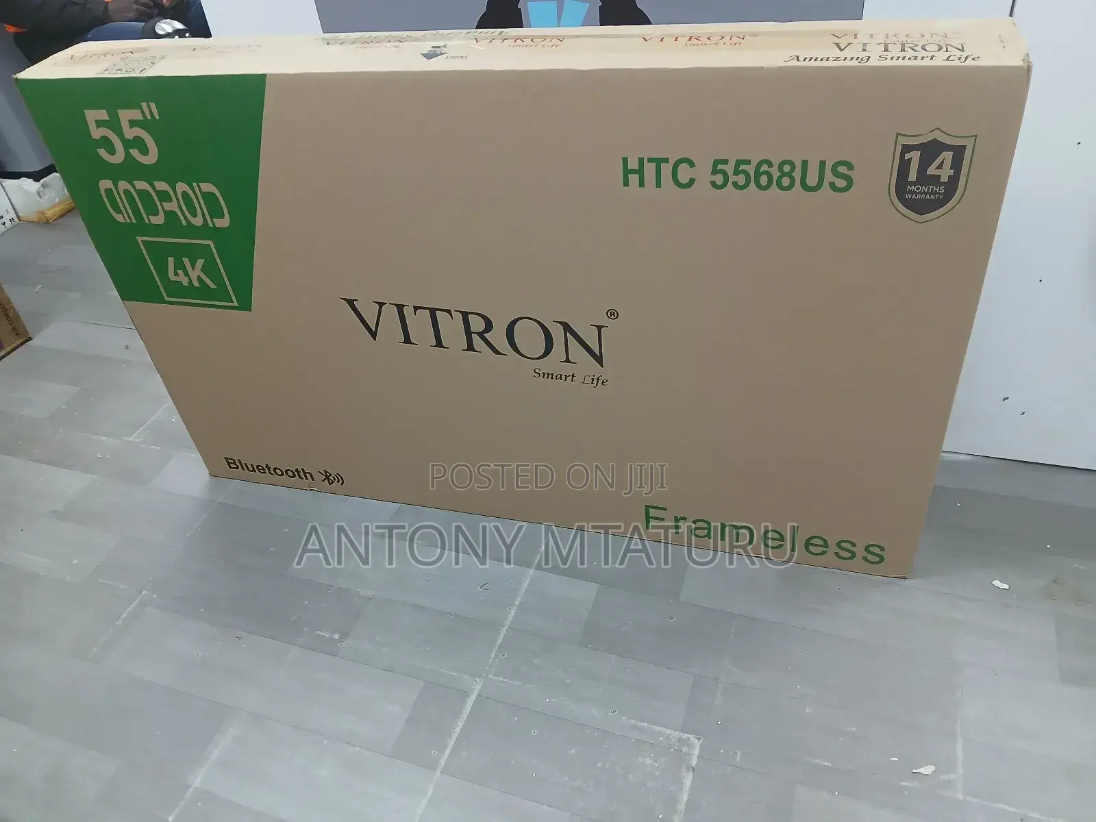Vitron 55 Inch Uhd Smart Android Tv 14 Months Warranty