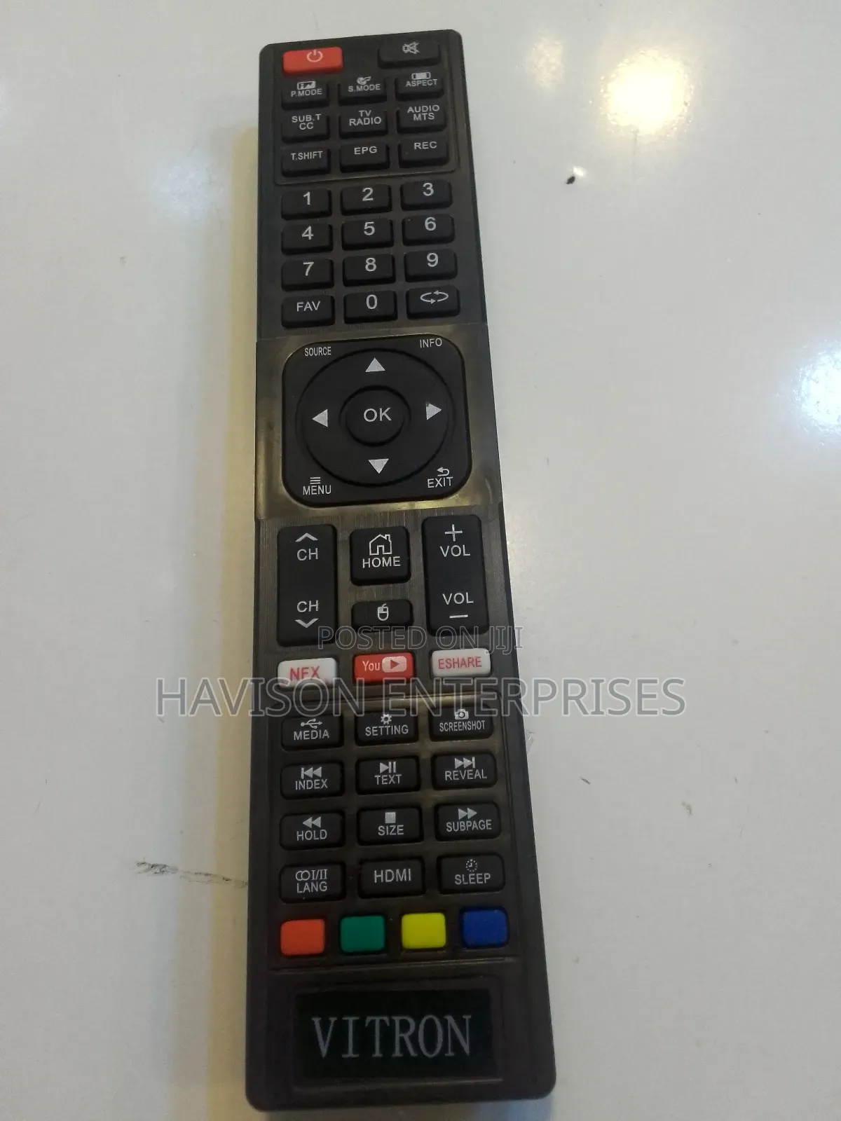 Vitron Tv Remote/Enshare