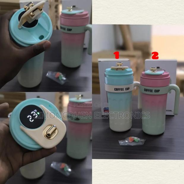 Insulated Coffee Tumbler With Temperature Display - main view