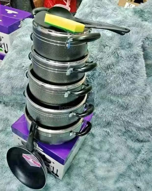 Tc 14pc Pots Pans Set: Non-Stick, Multiple Sizes