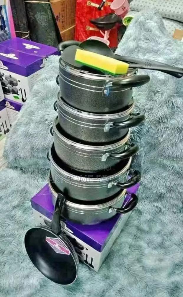 Tc 14-Piece Cookware: 20-30cm Pots, Fry Pan, Spoons