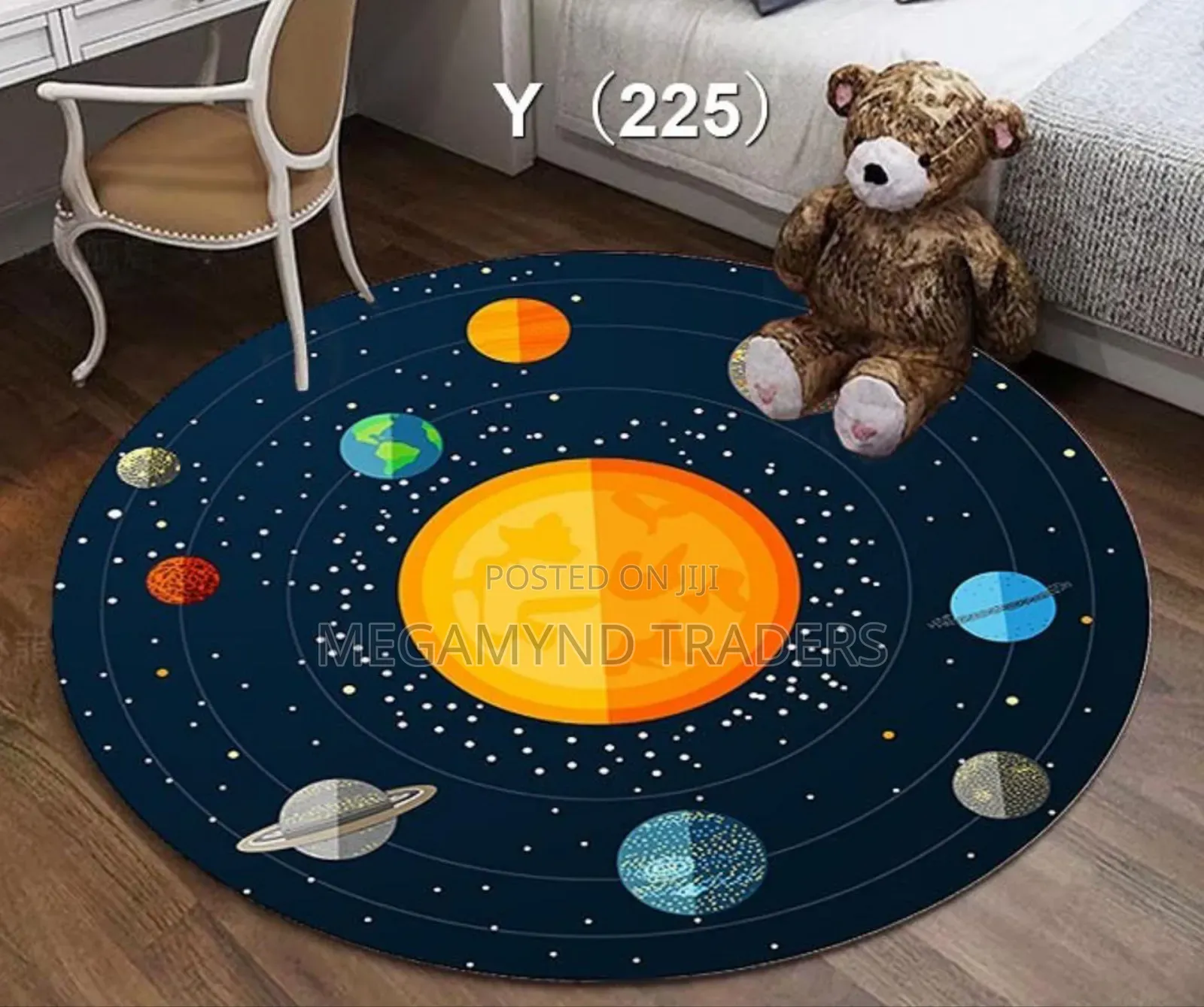 Round Carpet Soft Fleece Mat/Antislip Mat