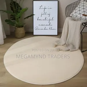 Round Carpet Soft Fleece Mat/Antislip Mat