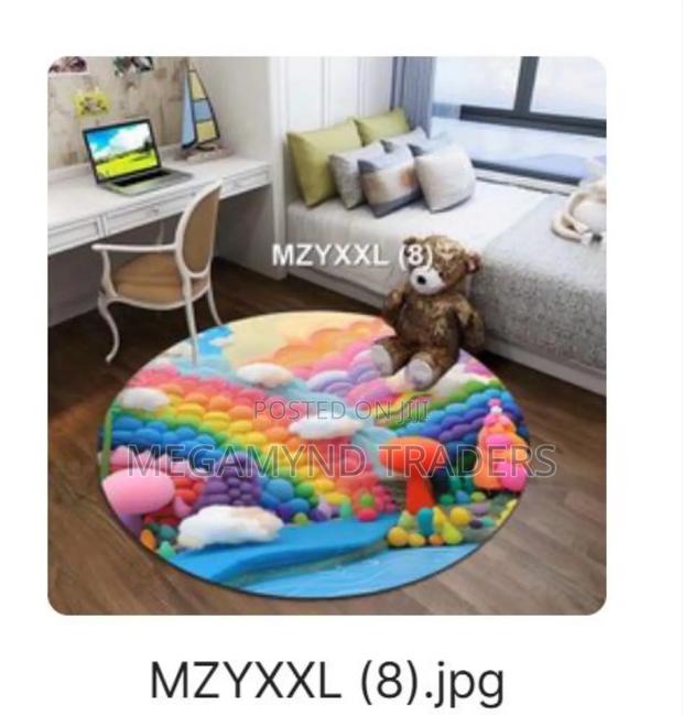 Round Carpet Soft Fleece Mat/Antislip Mat - thumbnail 13