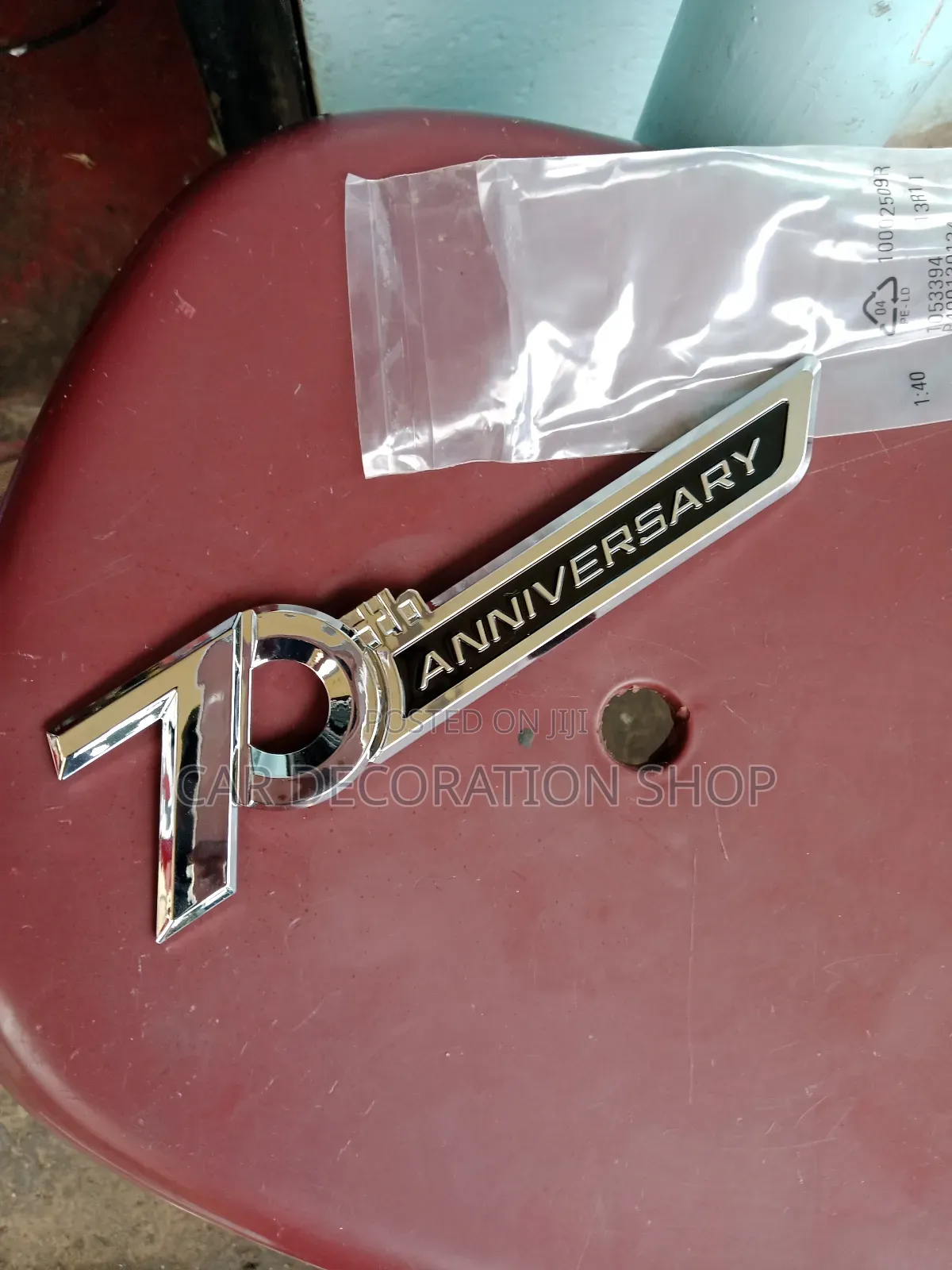 70th Anniversary Prado Identity Decal Badge