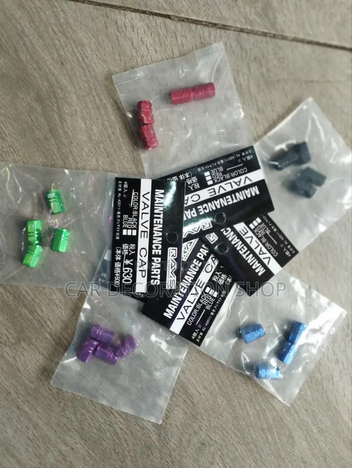 Colored Mini Valve Caps Fits All Car Tyres