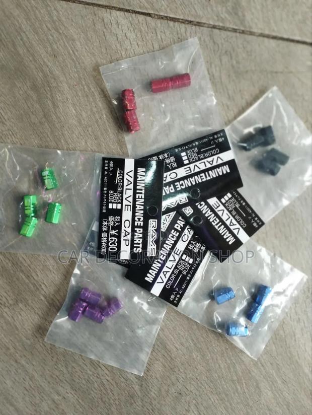Colored Mini Valve Caps Fits All Car Tyres