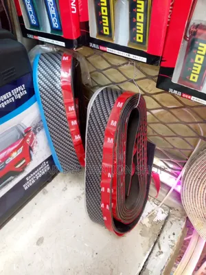 Carbon Style Finish Samurai Front Chin Bumper Rubber Lip