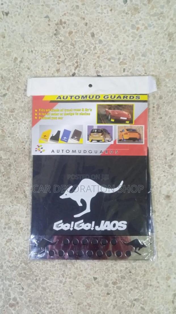 4pc Flat Black Auto Mudguards Fits All Car Models - main view