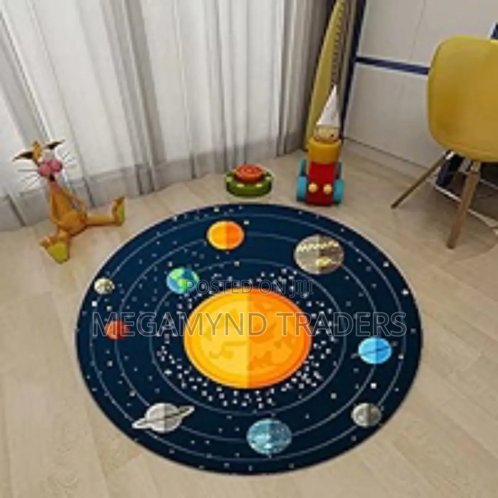 Round Carpet Soft Fleece Mat/Antislip Mat