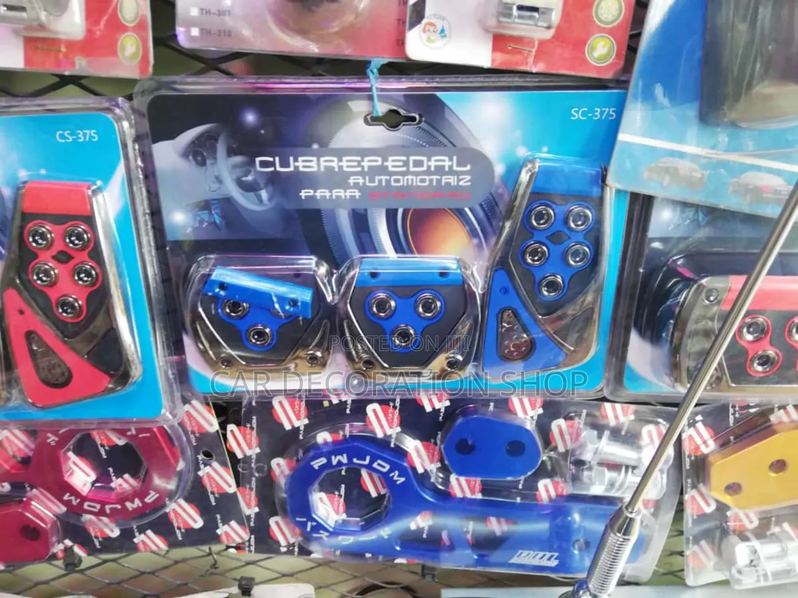 Blue Manual Transmission Foot Pedal Covers