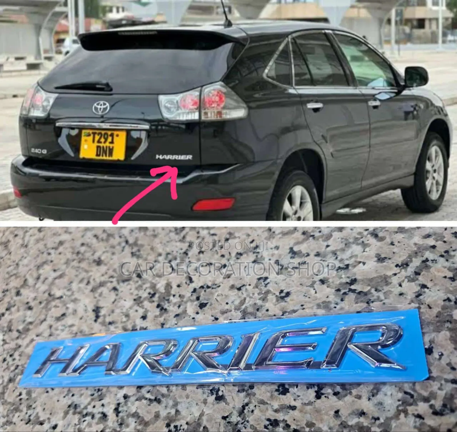Harrier Boot Self Adhesive Boot Replacement Decal Badge
