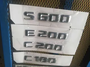 S600/200/C200/C180 Mercedes Different Boot Decal Badges