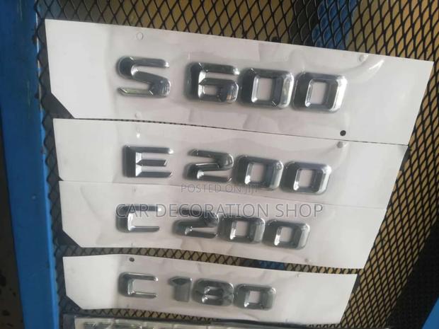 S600/200/C200/C180 Mercedes Different Boot Decal Badges