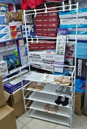Nunix Yh6605-80-5 All-in-1 Shoe Rack/Carf Bag Cloths Hanger