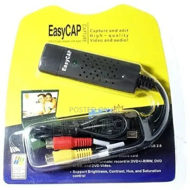 Terabyte Tv-Out Cable Easycap Audio-Video Capturing Device (