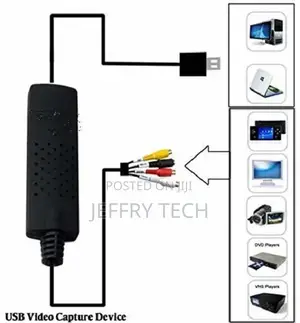 Techon Tv-Out Cable Easycap Video and Audio Capturing Device