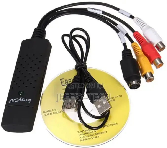 Alexvyan Tv-Out Cable Usb 2.0 Video Audio Capture Card Com