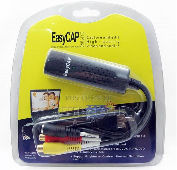 Easycap Usb 2.0 Easy Cap Video Tv DVD VHS DVR Capture Adapte