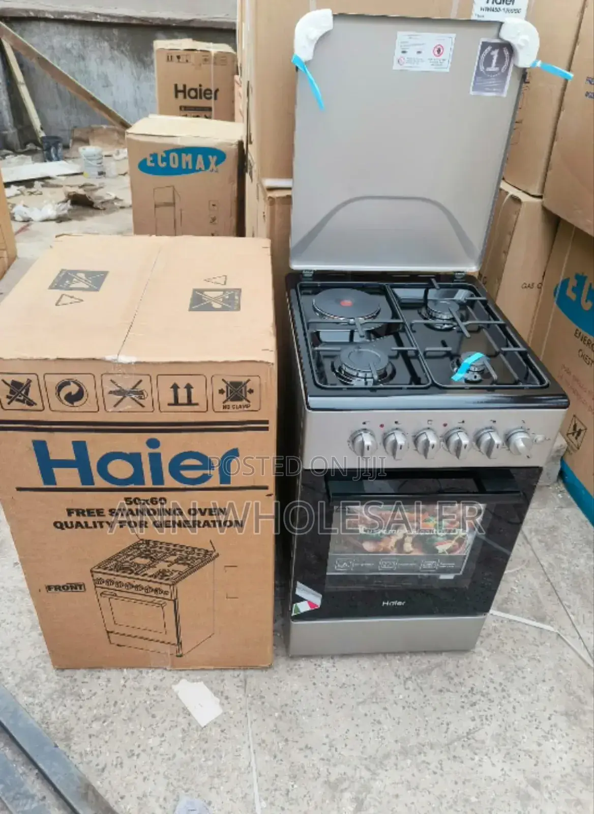 With Warranty 50 by 60 Haier Gas Cooker