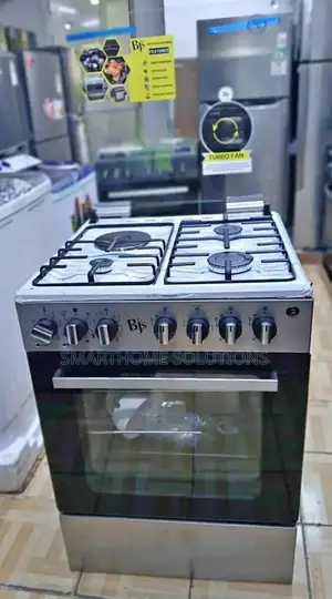:Bjs Black 60*60 3g+1hp With Electric Oven Turbo-Fan