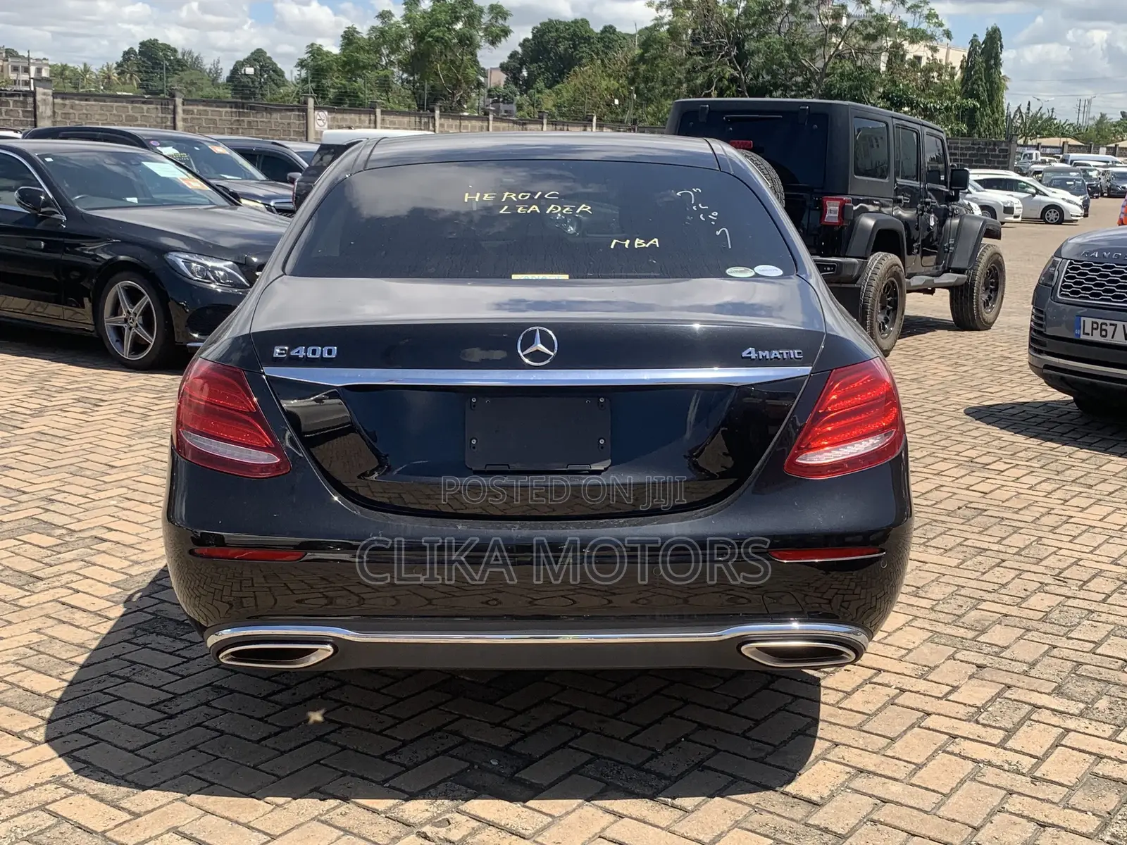 Mercedes-Benz E400 2018 Matt Black