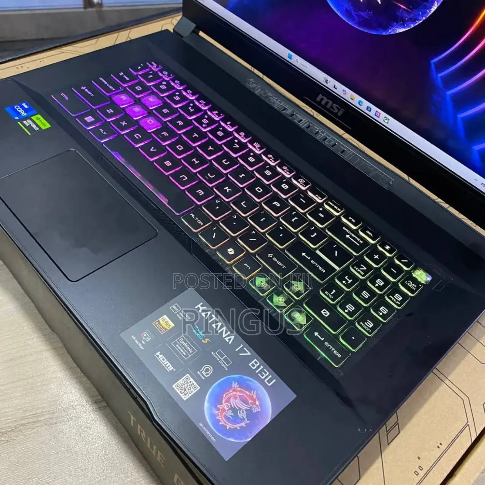 Laptop MSI Katana 17 16GB Intel Core I5 SSD 512GB