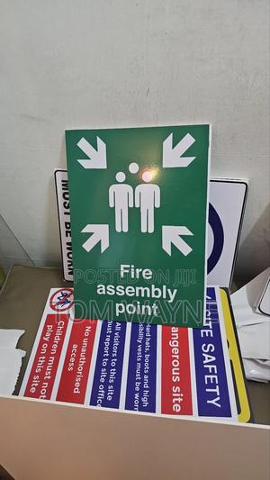 Fire Assembly Sign A3 Size - main view