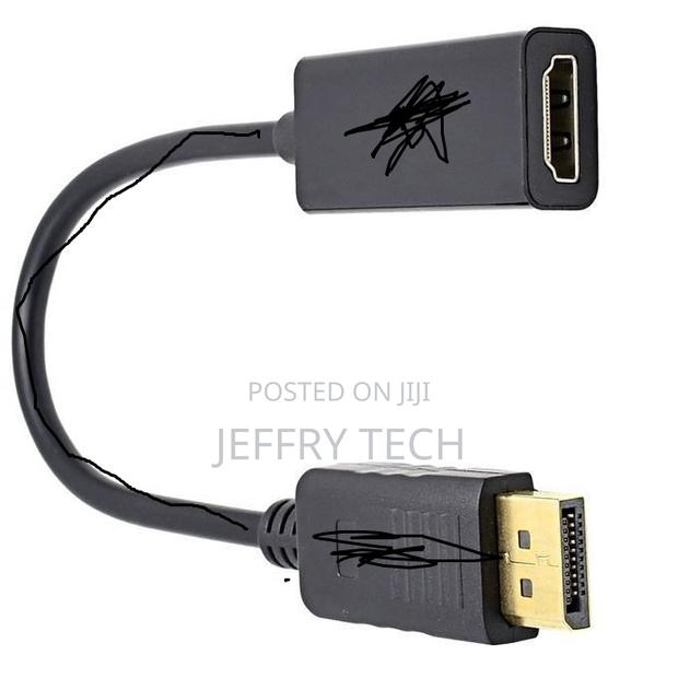 Hp/Dell Laptop Pc Male to Female Dp to Hdmi-Compatible Cable
