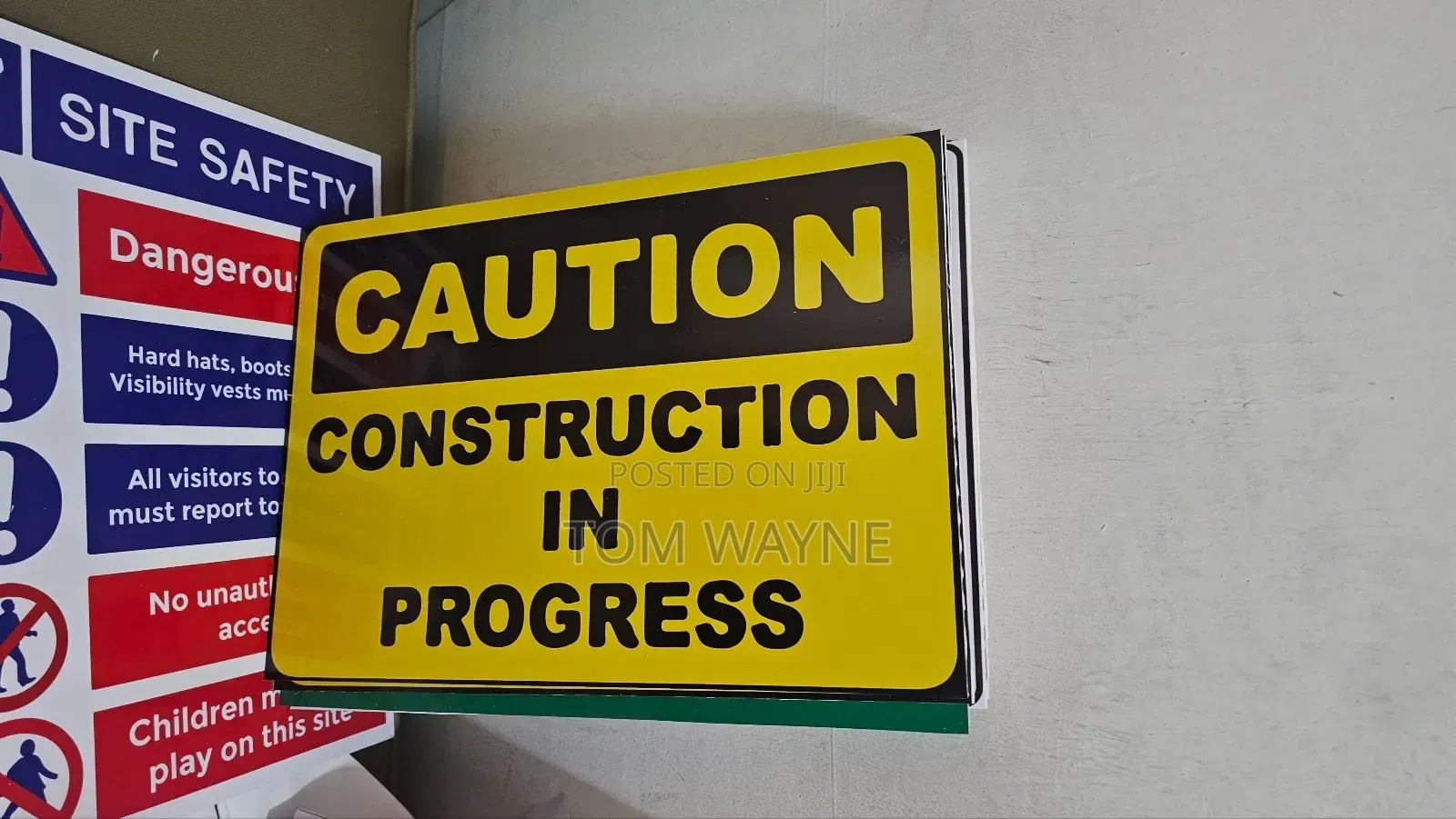 Construction Area Safety Signages